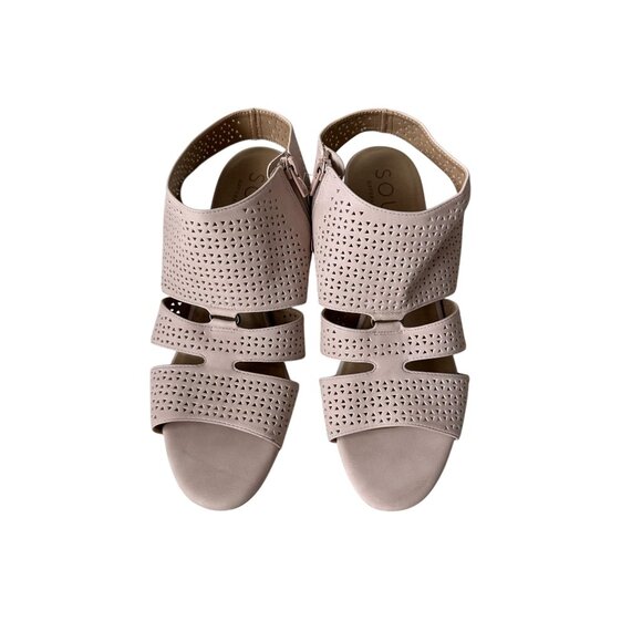 NATURALIZER Soul Beige Ankle Strap Sandals Sz 11 NEW - Picture 3 of 5